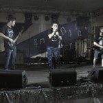 Apresentação da banda Iron Jaraki no palco do I Festival da Ufopa