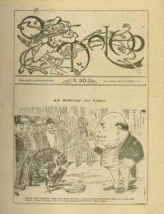 Capa da Revista O Malho, edição 90, de 1904