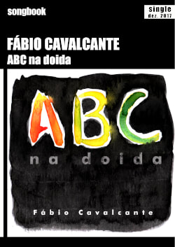 Capa do songbook ABC na doida, de Fábio Cavalcante