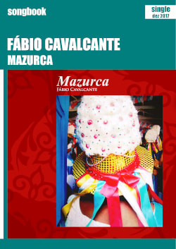 Capa do songbook mazurca, de Fábio Cavalcante