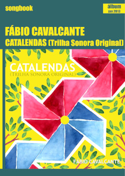 Capa do songbook Catalendas, de Fábio Cavalcante